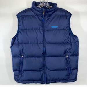 Abercrombie & Fitch Men's Down Puffer Vest Blue Size M